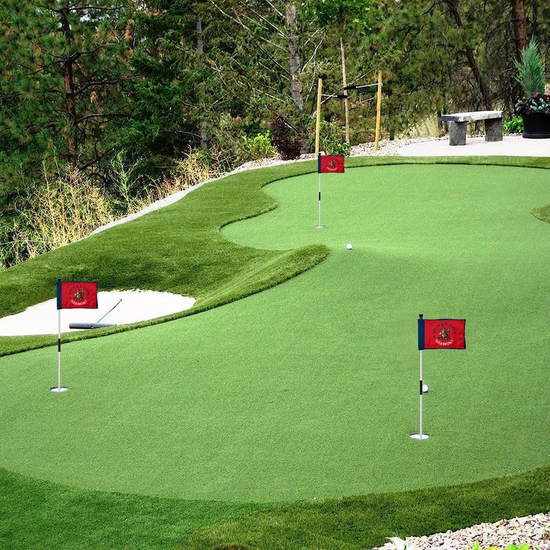 2BUT Oakmont Country Club Golf Pin PGA Flag Practic Putting Green Golf Flag For Backyard Garden Double-Sewn 600D Nylon Miniature Pin Flag Regulation Tube Flag(D 8"X6") - Image 4